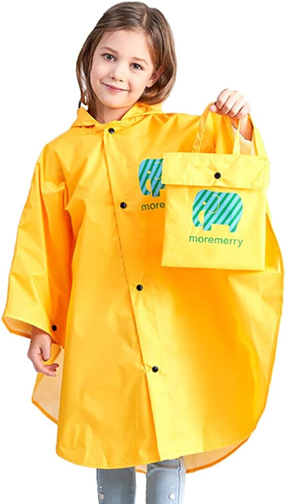 Youth rain poncho
