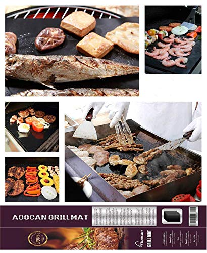 YORLFE Non-Stick Heavy Duty Oven Liners(3-Piece Set)-Thick,Heat Resistant Fiberglass Mat-Easy to Clean-Reduce Spills, Stuck Foods and Clean Up-Kitchen Friendly Cooking Accessory,FDA Approved