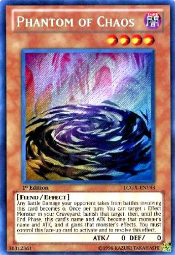 Amazon 遊戯王 英語版 Lcgx En193 Phantom Of Chaos ファントム オブ カオス シークレットレア 1st Edition トレカ 通販