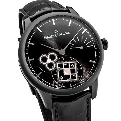 Maurice-Lacroix-Masterpiece-Square-Wheel-Limited-Edition-Herren-Armbanduhr-Analog-Handaufzug-mit-schwarzem-Krokolederband-BlackBlack-MP7158-PVB01-302-1