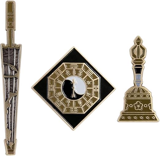 Amazon Identity V 第五人格 白黒無常 徽章 3枚セット アイデンティティv 公式 サイトグッズ コスプレ 小物 小道具 人形 プレゼント 萌えグッズ かわいい コスプレ 仮装 通販