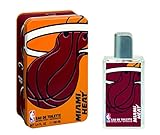 Miami Heat NBA Cologne Gift Set for Men 3.4oz EDT Spray & Team Branded Collectors Case