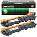 LINKYO Compatible Toner Cartridge Replacement for Brother TN221BK TN-221BK (Black, High Yield, 2-Pack)