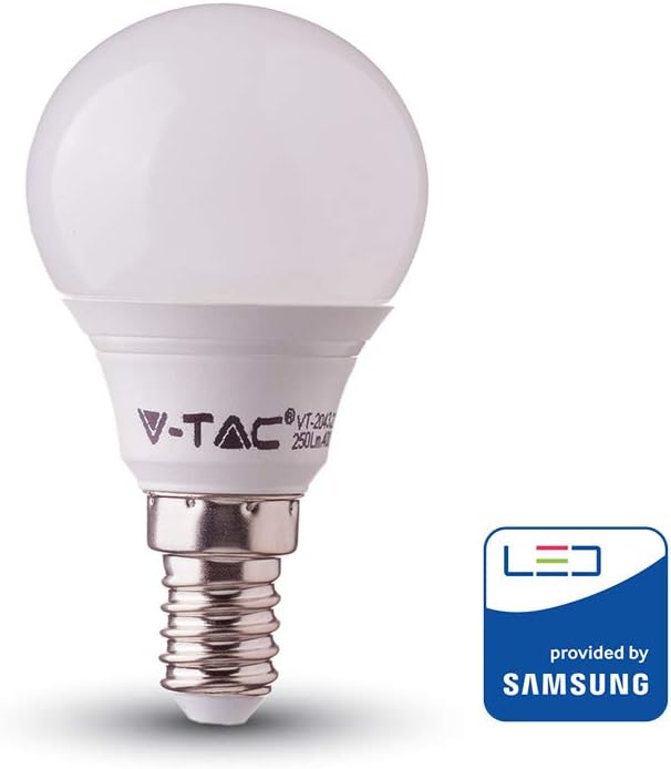 VTAC LED Light Bulb, Small Screw, 4.4W 470lm, 40W Equivalent, Warm White 3000K, Energy Saving, Non-Dimmable, Pack of 10 - Image 3