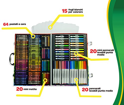 51c%2BzXeXPFL - Crayola Inspiration Art Case: 140 Pieces, Art Set, Gifts for Kids, Age 4, 5, 6,