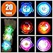 Mikulala Light Up Bracelet LED Party Favors for Kids Prizes 20 Pack Glow In The Dark Party Supplies Bulk Hand Spin Stress Relief Anxiety Toys for Classroom Christmas Birthday Celebration New Year Eve