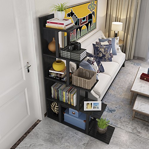 Tribesigns 5Tier Bookshelf, Modern 5 Shelf Ladder Corner Shelf