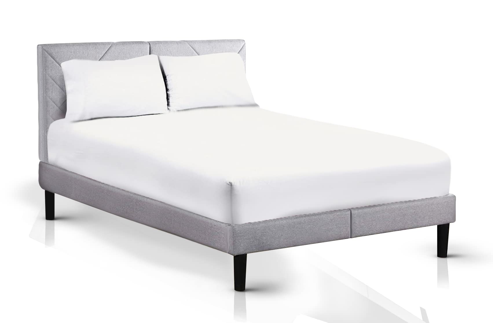 AATH COLLECTION Egyptian Cotton Fitted Sheet 23 CM Deep, 200 Thread Count Single, Double, King, Super King Fitted Bed Sheets, Soft & Fade Resistant (Super King, White)