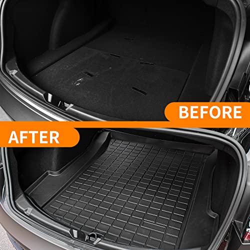Bomely Fit 2021 2022 2023 Tesla Model 3 Floor Mats Trunk Mats Frunk Mat