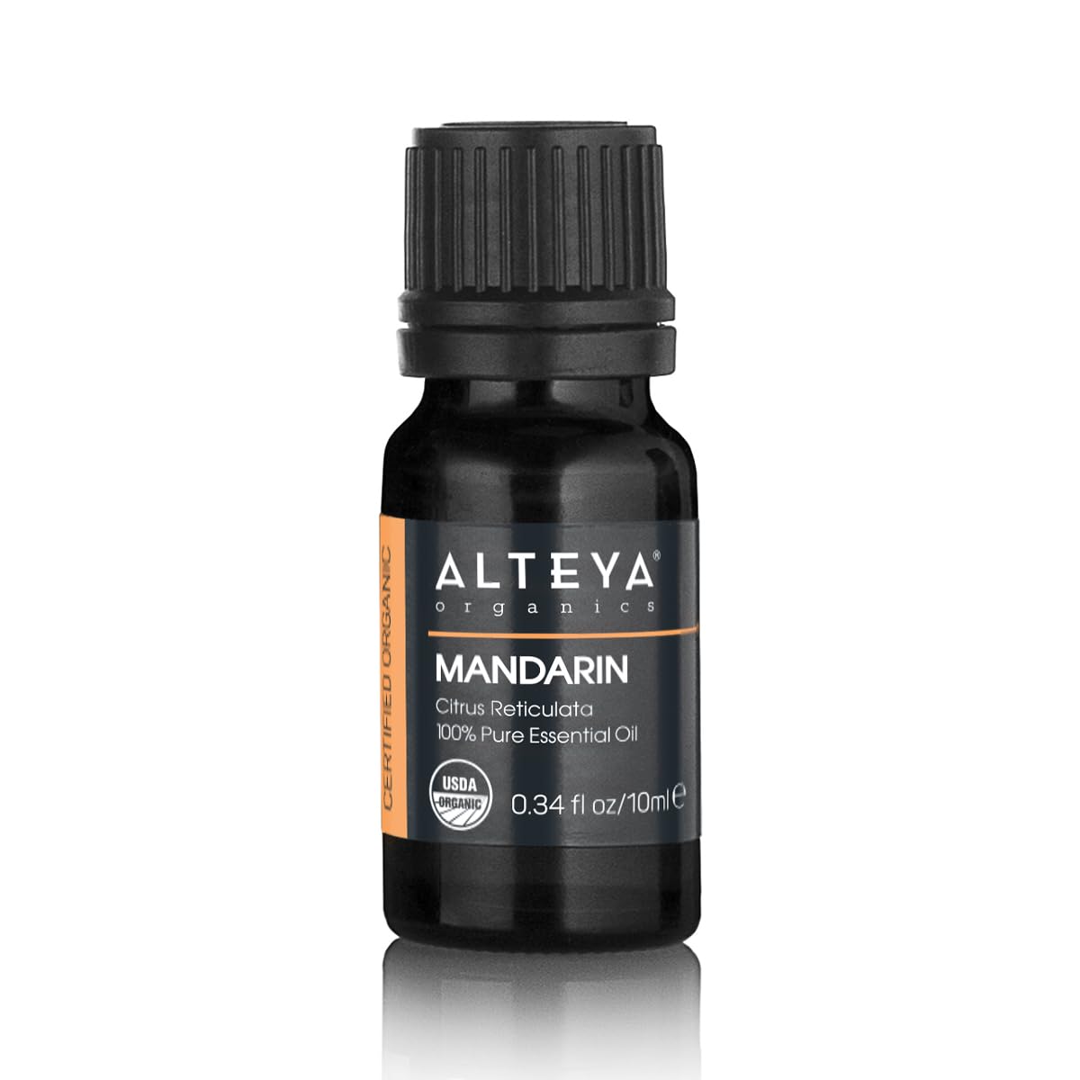 Alteya Organic Mandarin Oil (Citrus Reticulata) 10 ml - 100% USDA Certified Organic Pure Natural Mandarin Essential Oil