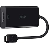Belkin USB-C to HDMI Adapter | Connects USB-C laptops to HDMI monitors and TVs, compatible with MacBook, Chromebook, iPad Pro, and PC