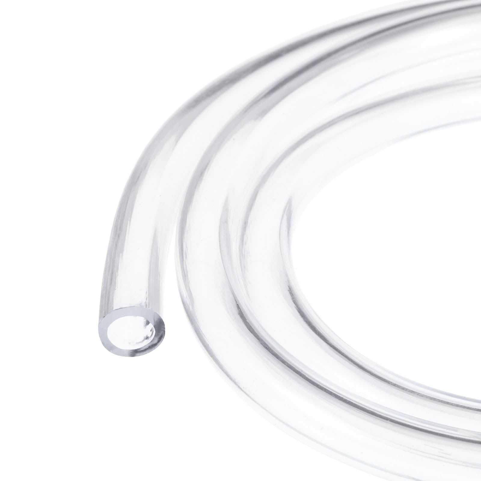 Rebower 10ft 6.4x9.5mm Clear Plastic PVC Hybrid Tubing Flexible Vinyl Tube, [for Garden Irrigation, Water Hose, Fish Tank, Aquarium] - 1/4" x 3/8"