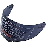 ILM Motorcycle Dual Visor Flip up Modular Full Face Helmet DOT 6 Colors (Visor, Black)