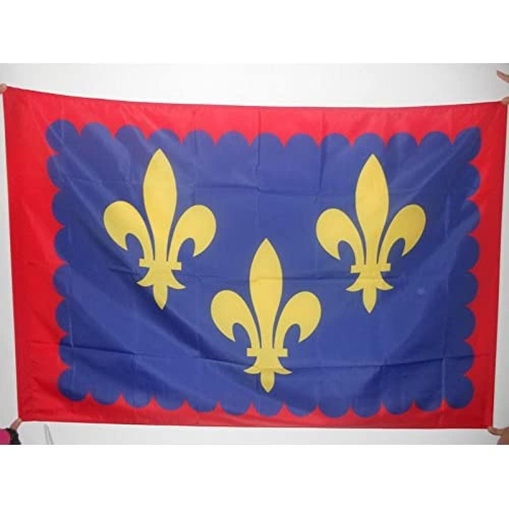 AZ FLAG - French Province of Anjou Flag - 2x3 Ft - Province of Anjou Banner with Sleeve - 100% Polyester - Fade Resistant - Vivid Colors - 2' x 3' Feet - 90x60 Cm