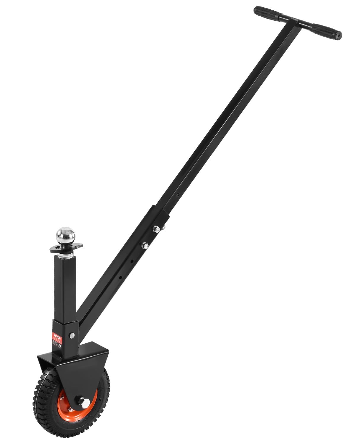 View 1 of *USED/Scratches* VEVOR Trailer Dolly, 300lbs Tongue Weight Capacity, 16.5 inch and 22 inch Height Adjustable Trailer Dolly, with 1-7/8 inch and 2 inch Balls, 8.5 inch Pneumatic Rubber Tire, for Moving RV