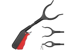 YEWANG Grabber Reacher Tool, 11" Grabber with Anti-Slip 360° Rotating Jaw, Lightweight Reacher Grabber Pickup Tool for Gripping Various Objects and Picking up Trash Pests Trash