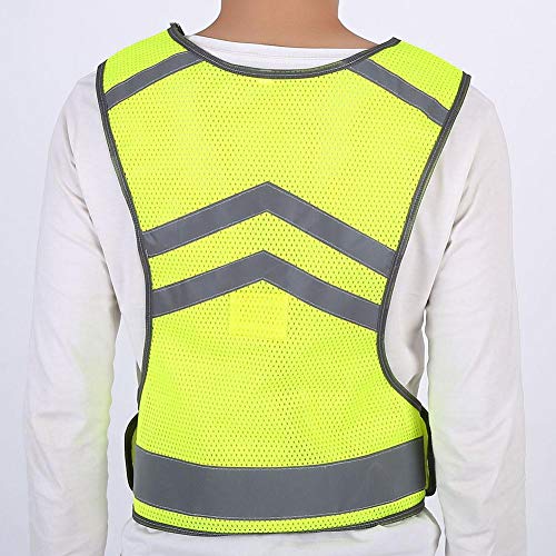 VGEBY1 Sport Vest, Breathable Polyester Mesh Reflective Vest for Running Cycling Walking