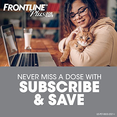 FRONTLINE Plus For Cats and Kittens Flea and Tick Treatment, 8 Doses