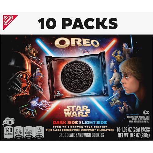STAR WARS™ OREO COOKIES, SPECIAL EDITION, 10 SNACK PACKS (2 COOKIES PER PACK)