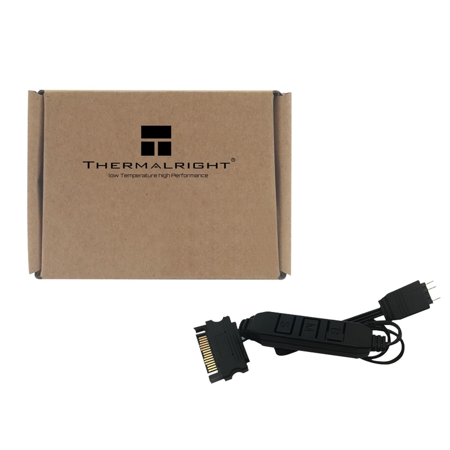 Photo 1 of Thermalright 5V A-RGB Computer Fan Controller, 5V 3PIN Lighting Controller, PC Fan Controller, Support 3PIN/5V Lighting Interface, SATA Direct Supply