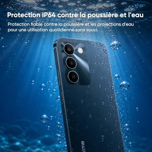 realme C100 5G Smartphone 4GB+128GB, 5G Smartphone, 6600mAh and 45W Charging, 6.8 Inch 144Hz Android Mobile Phone, 50MP AI Camera, 6.5W Reverse Charge, IP64, Purple