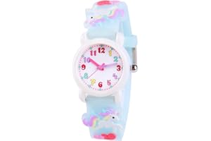 Venhoo Kids Watches 3D Cute Cartoon Waterproof Silicone Children Toddler Wrist Watches Time Teacher Gifts for 3-10 Ages Boys Little Child-Universe…