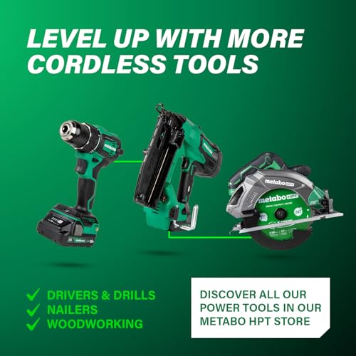 METABO HPT BRAD NAILER, PRO-PREFERRED LIGHTWEIGHT PNEUMATIC POWER NAILER FOR PRECISION TRIM WORK AND FURNITURE BUILDING, ADJUSTABLE DEPTH, 18 GAUGE, 5/8″ UP TO 2″ BRAD NAILS, NT50AE2