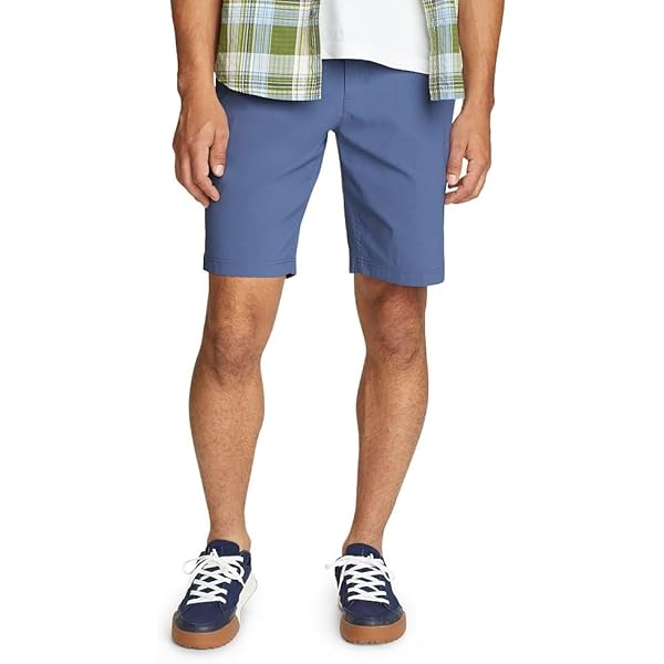Short Chino Homme Eddie Bauer – Beige – Taille 34 – Pegged – Coton