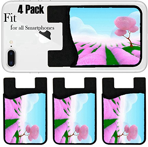 Liili Phone Card Holder Sleeve Wallet For Iphone Samsung Android