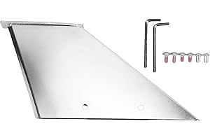 EVGATSAUTO Skeg Guard 27031 Stainless Steel Protector with Drain Holes Replacement for Mercruiser Alpha One Gen II 1991 and L