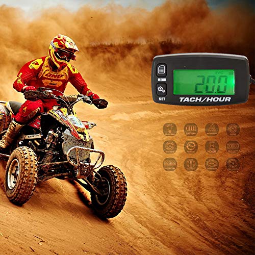 Inductive Hour Meter Small Engine Tachometer Track Oil Change Can be