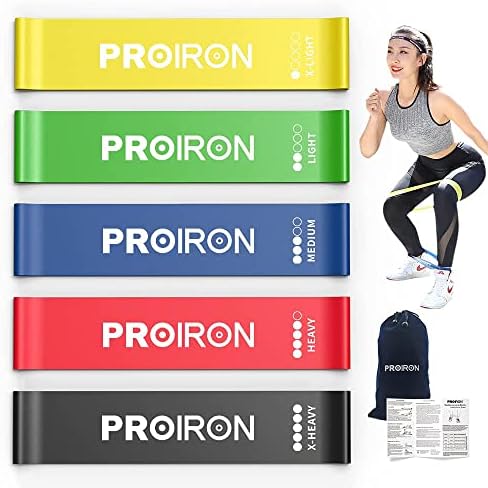 PROIRON Resistance Loop Bands,Exercise bands Set of Rubber Latex