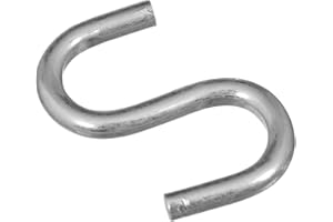 National Hardware N121-574 V2076 Open S Hooks in Zinc plated, 6 pack
