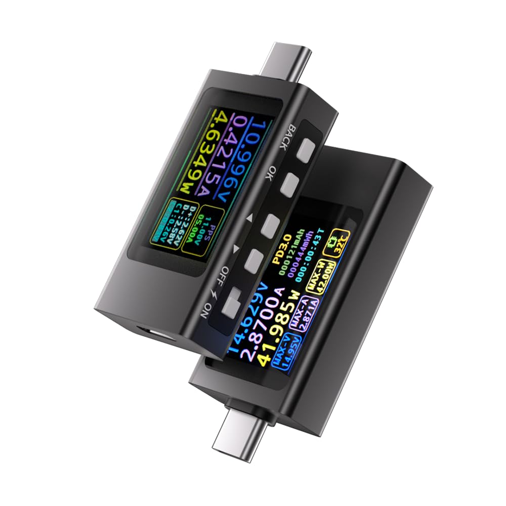 Photo 1 of **PARTIAL SET/ONLY 1 ** Diymore USB A Power Meter Tester,USB A Tester Digital Multimeter with LCD Display,Digital Voltmeter Type A Voltage and Current Tester Fast Charging PD3.1 Protocol Testing,240W/40V/12A Capacity