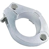TUOREN Drum Hinged Memory Lock 1.41 Inch Diameter Chrome Cymbal Stand Memory Lock Tube Memory Lock for Drum Set Stand Tom Drum Mount Percussion Rack Parts Silver