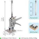 MEETOZ Hand Lifting Tool Jack 2Pcs Heavy Duty 880LBS Cabinet Flooring Window view 2