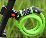 GOFRIEND Bike Lock 5 Digit Resettable 1.2m x 12mm Green TY566 High Security view 5