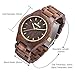 Men's Wooden Watch, Sentai Handmade Vintage Quartz Watches, Natural Wooden Wrist Watch