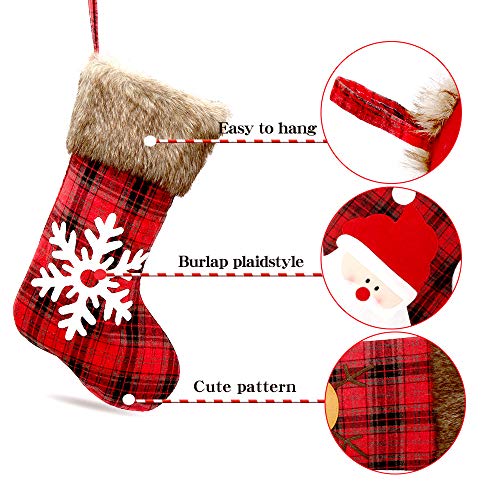 Aitsite Christmas Stockings, 4 Pack 18\