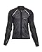 Bohn All-Season Airtex Armored Motorcycle Riding Shirt (Black, Medium)