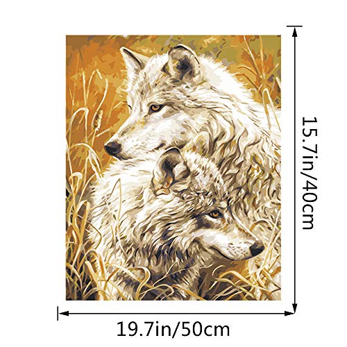 Arfbear DIY Ölgemälde, Malen nach Zahlen Kits für Kinder, Erwachsene Anfänger, Studenten, Wand Leinwand Kunst Dekoration… – Bild 7