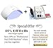 Gel Nail UV Light Nail Led UV Lamp for Gel and Regular Polish Kit SUN9C 24W Shellac Nail Polish Dryer Kit with UV Light Both Manicure and Pedicure - 1 Year Replacement Warranty
