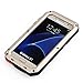 Galaxy S7 Case,Mangix 3C-Aone Gorilla Glass Luxury Aluminum Alloy Protective Metal Extreme Shockproof Military Bumper Finger Scanner Cover Shell Case Skin Protector for Samsung Galaxy S7 (Gold)