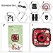 Prograce Kids Camera Underwater Waterproof Camera Camcorder for Boys Girls 4X Digital Zoom 3-Level Volume Adjustment(Red)