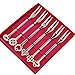 Stainless Steel Fruit Forks Tasting Appetizer Forks Cocktail Forks for Salad Cake Fruit-6 Piece (Silver)