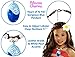 Moana Necklace & Flower Hair Clip (Gift Set) - Disney Costume Party Favor Accessories for Girls, Heart of Te Fiti, Blue Pendant, Leather, Pearl for Children Adults Kids Toys Princess Birthday Cosplay