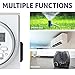 Comforday™ 7-Day Programmable Digital Timer, Use Indoor and Outdoor with Dual Outlets