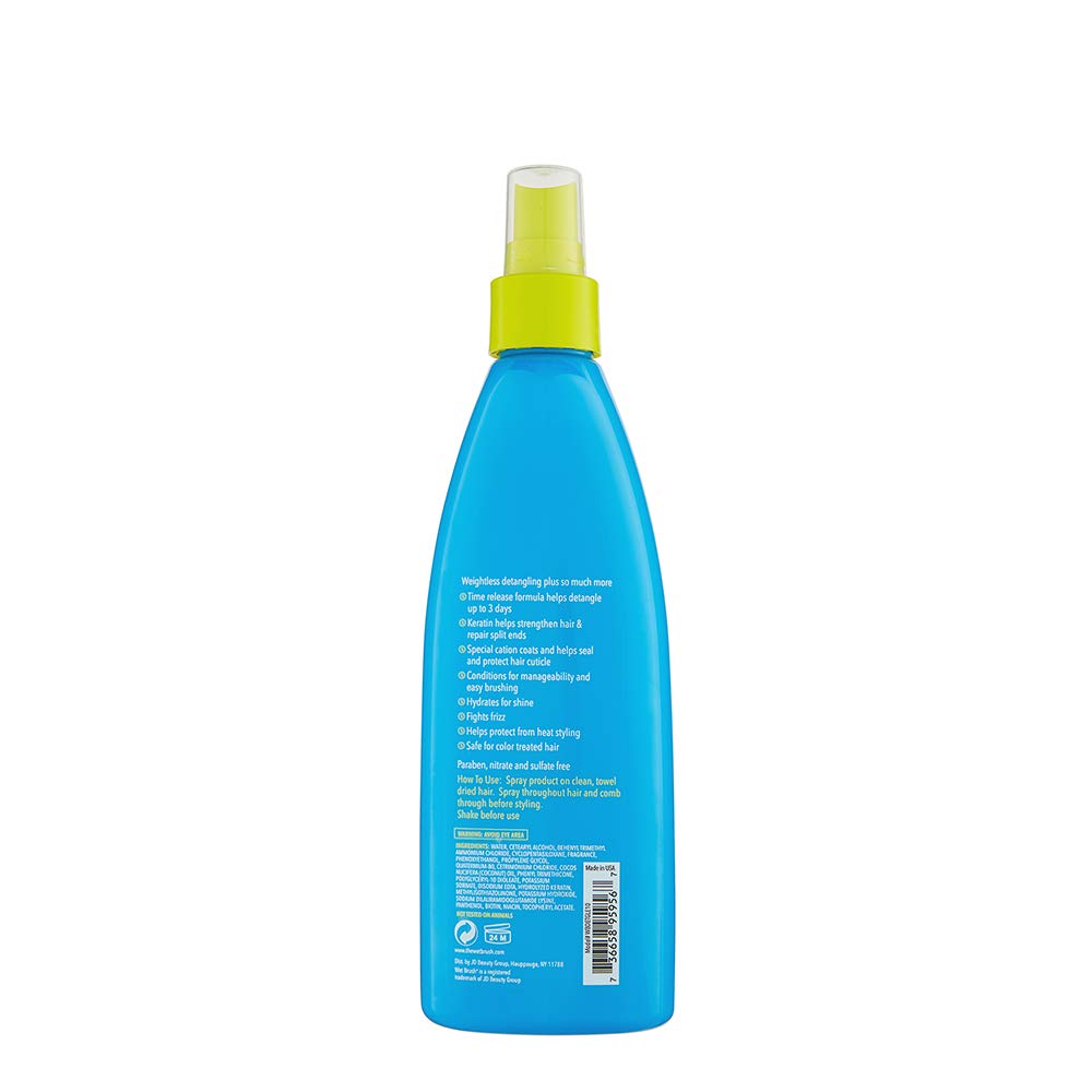 Wet Brush Time Release Detangler Adult Formula - Keeps Hair Hydrated, Shiny And Frizz-free - Safe And Gentle Formula For The Whole Family - For Women, Men, Wet And Dry Hair : Beauty