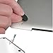 DMetric 4x Rubber Feet + 10x Screws + 1x Screwdriver Set for Unibody Apple Macbook Pro A1278 A1286 A1297 13