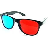 Red Blue Cyan Plastic Framed 3D Glasses 3 D Dimensional BuyinCoins